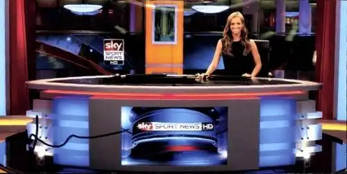Autogrammkarte Moderatorin Kate Abdo, Sky Sport, Autogramm