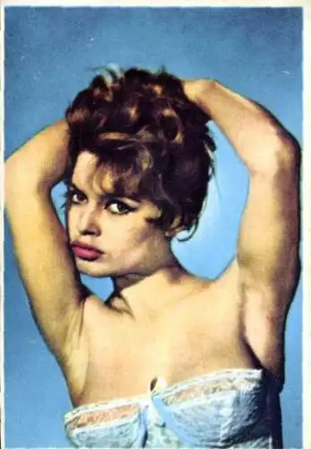 Sammelbild Schauspielerin Brigitte Bardot, Porträt