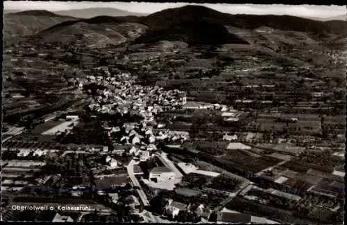 Ak Oberrotweil Vogtsburg im Kaiserstuhl, Fliegeraufnahme