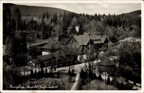 Ak Szklarska Poręba Schreiberhau Riesengebirge Schlesien, Berghotel Josephinenhütte