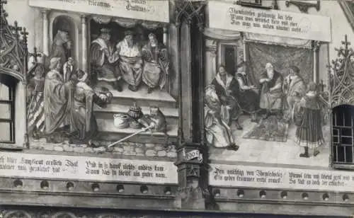 Ak Ulm an der Donau, Gemälde, Amtsgebäude