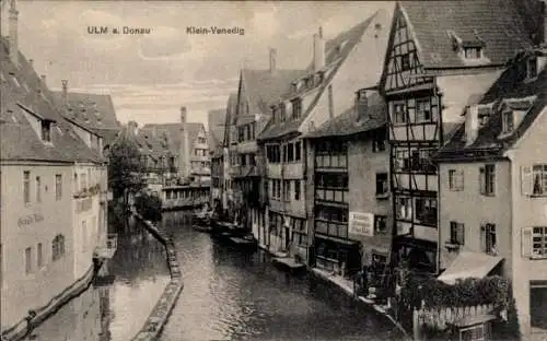 Ak Ulm an der Donau, Klein-Venedig