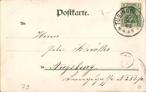 Passepartout Ak Ulm an der Donau, Gesamtansicht, Münster