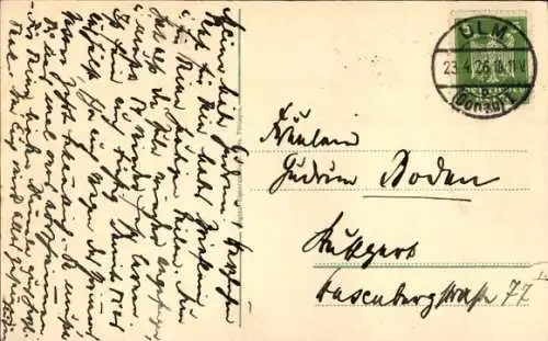 Ak Ulm an der Donau, Münster, Ulmer Spatz