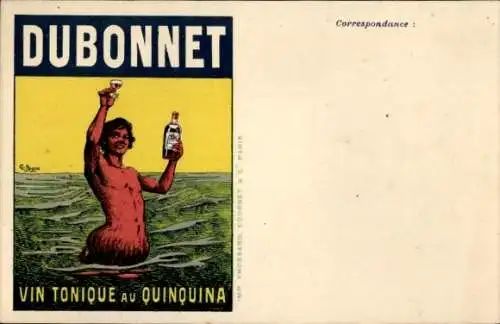 Künstler Ak Reklame Dubonnet, Vin Tonique au Quinquina