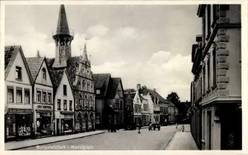 Ak Burgsteinfurt Steinfurt im Münsterland, Marktplatz