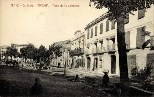 Ak Tremp Katalonien Spanien, Paso de la carretera