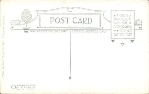 Künstler Ak Mädchen mit Hund, Porträt, Blume, Hut