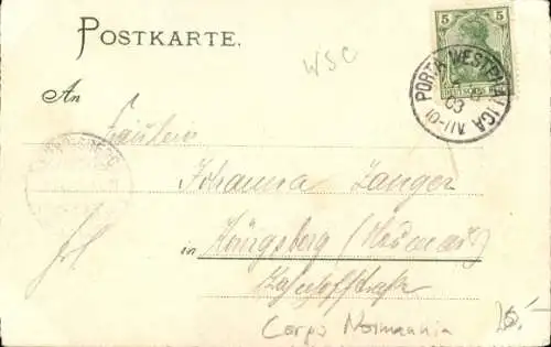 Studentika Ak Hannover, Corps Normannia, Wappen, RSC, WSC