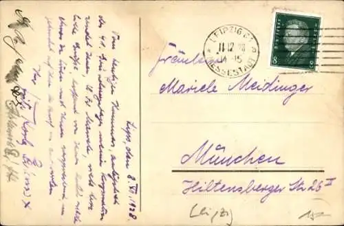 Studentika Ak Leipzig, Corps Gothia, Wappen, RSC Rudolstädter Senioren Convent