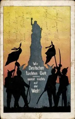 Ak Wir Deutschen fürchten Gott, sonst nichts auf der Welt