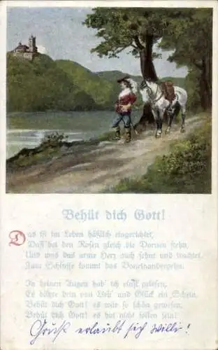 Ak Behüt dich Gott, Trompeter von Säckingen