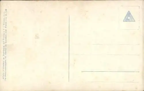 Ak Seemannslos, Kriegsschiffe im Gefecht, Sturm, Soldatenliebe