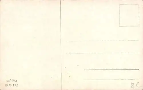 Künstler Ak Junge Frau in Uniform, Portrait