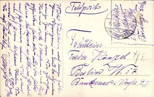 Foto Ak kaiserlicher Beobachtungsposten an der Front