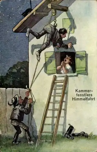 Ak Kammerfenstlers Himmelfahrt, Nummer 1352