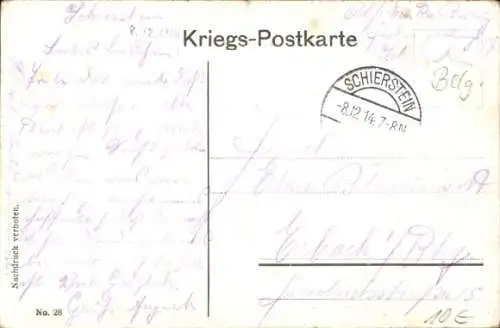 Ak Anvers Antwerpen Flandern, Einnahme von Antwerpen am 9. Oktober 1914. General von Beseler