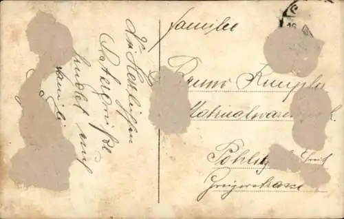 Ak Junge in Matrosenuniform, Fenster, Küken, Weidenkätzchen