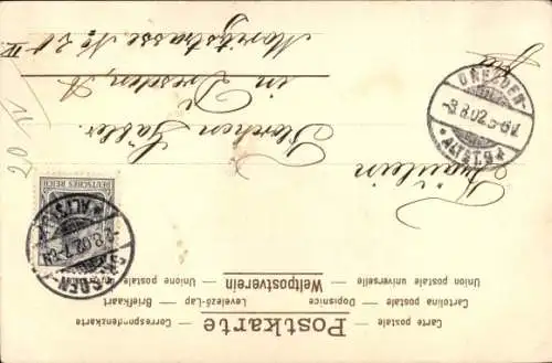 Litho Rosa Rosen, Kirche, Gedicht