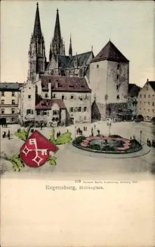 Ak Regensburg an der Donau Oberpfalz, Moltkeplatz