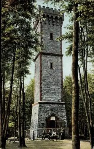 Ak Bad Grund im Harz, Iberg, Iberger Albertturm, Albert-Turm auf dem Iberg im Harz