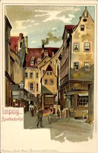 Künstler Ak Leipzig in Sachsen, Auerbachs-Hof