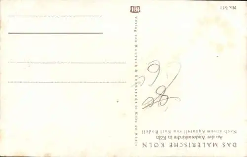 Künstler Ak Rüdell, Karl, Köln am Rhein, Andreaskirche