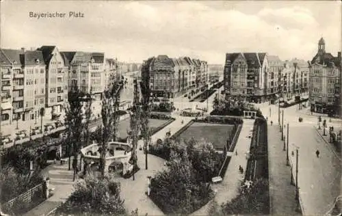 Ak Berlin Schöneberg, Bayerischer Platz, Blick auf den Bayerischen Platz in Berlin mit Straßen...