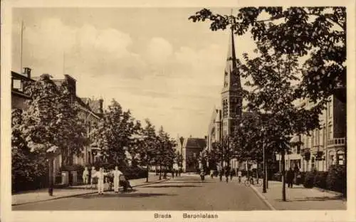 Ak Breda Nordbrabant Niederlande, Baronielaan