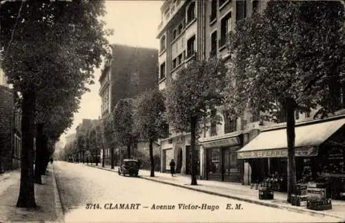 Ak Clamart Hauts de Seine, Avenue Victor Hugo