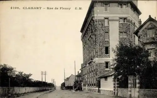 Ak Clamart Hauts de Seine, Rue de Fleury