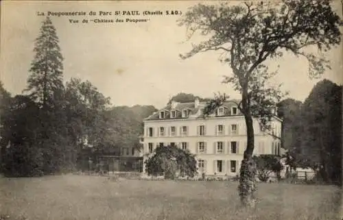 Ak Chaville Hauts de Seine, La Pouponneraie du Parc St Paul, Chateau des Poupons