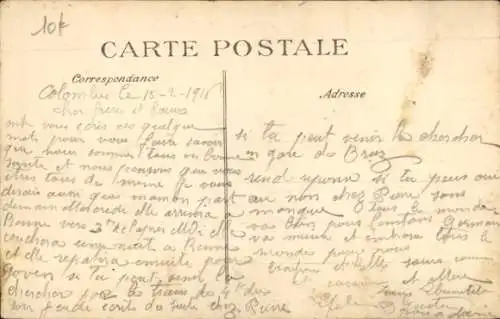 Ak Bois Colombes Hauts de Seine, Rue Raspail