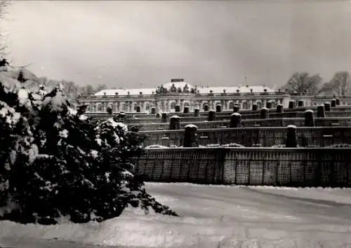 Ak Potsdam, Schloss Sanssouci, Winter