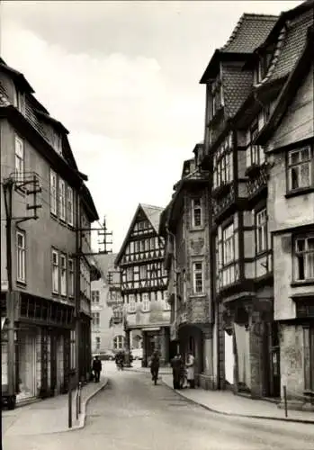 Ak Schmalkalden im Thüringer Wald, Mohrenstraße, Apotheke, Salzbrücke