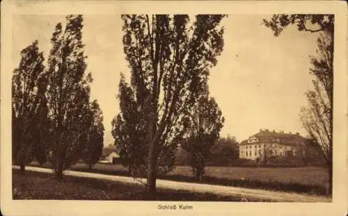 Ak Schloßkulm Uhlstädt Kirchhasel in Thüringen, Blick auf Schloss Kulm