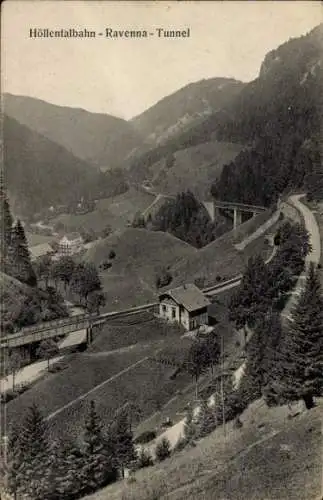 Ak Breitnau im Schwarzwald, Höllentalbahn, Ravenna Viadukt, Tunnel