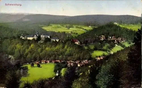 Ak Schwarzburg in Thüringen, Gesamtansicht