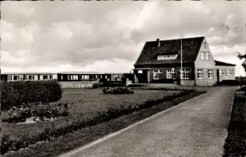 Ak Nordseebad Langeoog Ostfriesland, Bahnhof