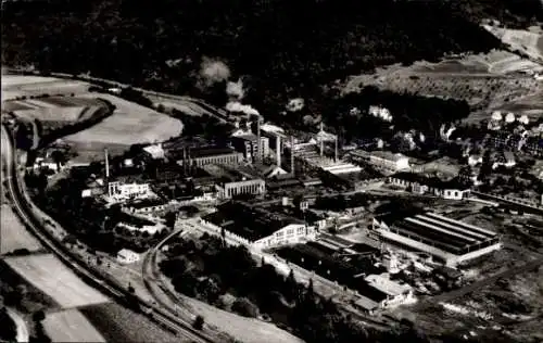 Ak Sinn in Hessen, Fliegeraufnahme, Stadtpanorama, Neuhoffnungshütte