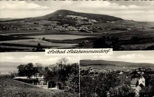 Ak Salzhemmendorf in Niedersachsen, Panorama, Teilansicht