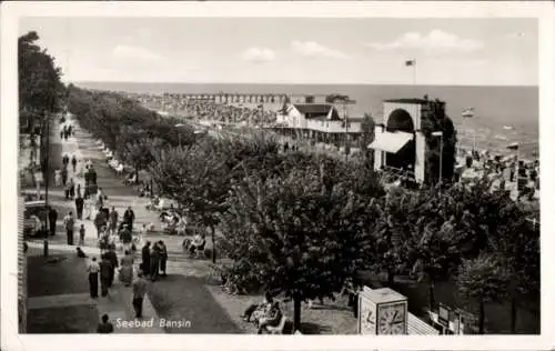 Ak Ostseebad Bansin auf Usedom, Promenade, Strand