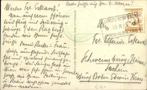 Ak Hirschwang Reichenau an der Rax Niederösterreich, Raxsellbahn