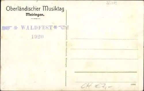 Ak Meiringen Kt. Bern Schweiz, Straßenpartie