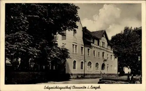 Ak Clausnitz Rechenberg Bienenmühle im Erzgebirge, Erbgerichtsgasthof
