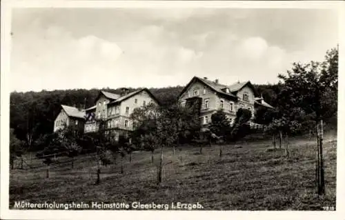 Ak Schneeberg im Erzgebirge, Blick zum Müttererholungsheim, Heimstätte Gleesberg