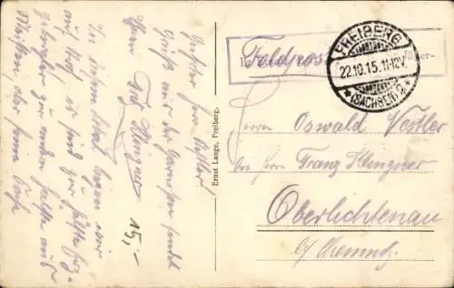 Ak Freiberg in Sachsen, Restaurant Hornmühle