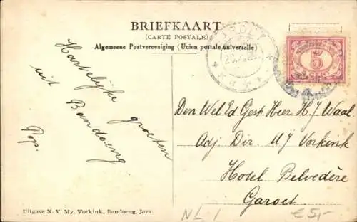 Ak Bandung Bandoeng Java Indonesien, Departement van Oorlog