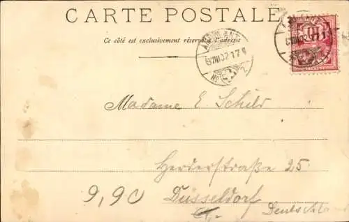 Ak Grandson Kanton Waadt, Straße Rue Basse