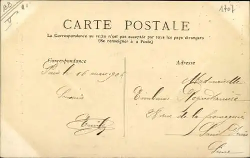 Ak Paris V, Montagne Sainte Geneviève, Eglise Saint Étienne du Mont